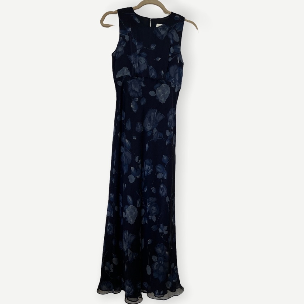 Size 2, Ann Taylor Blue Floral Dress